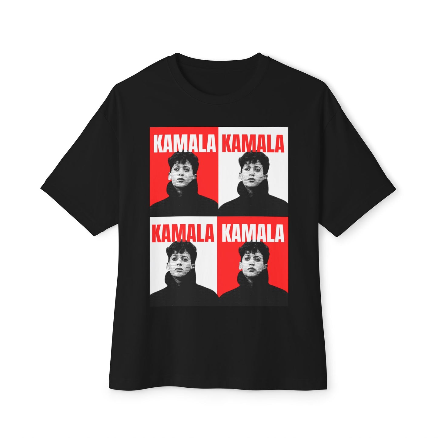 KH24 RED/WHITE - Unisex Oversized Boxy Tee