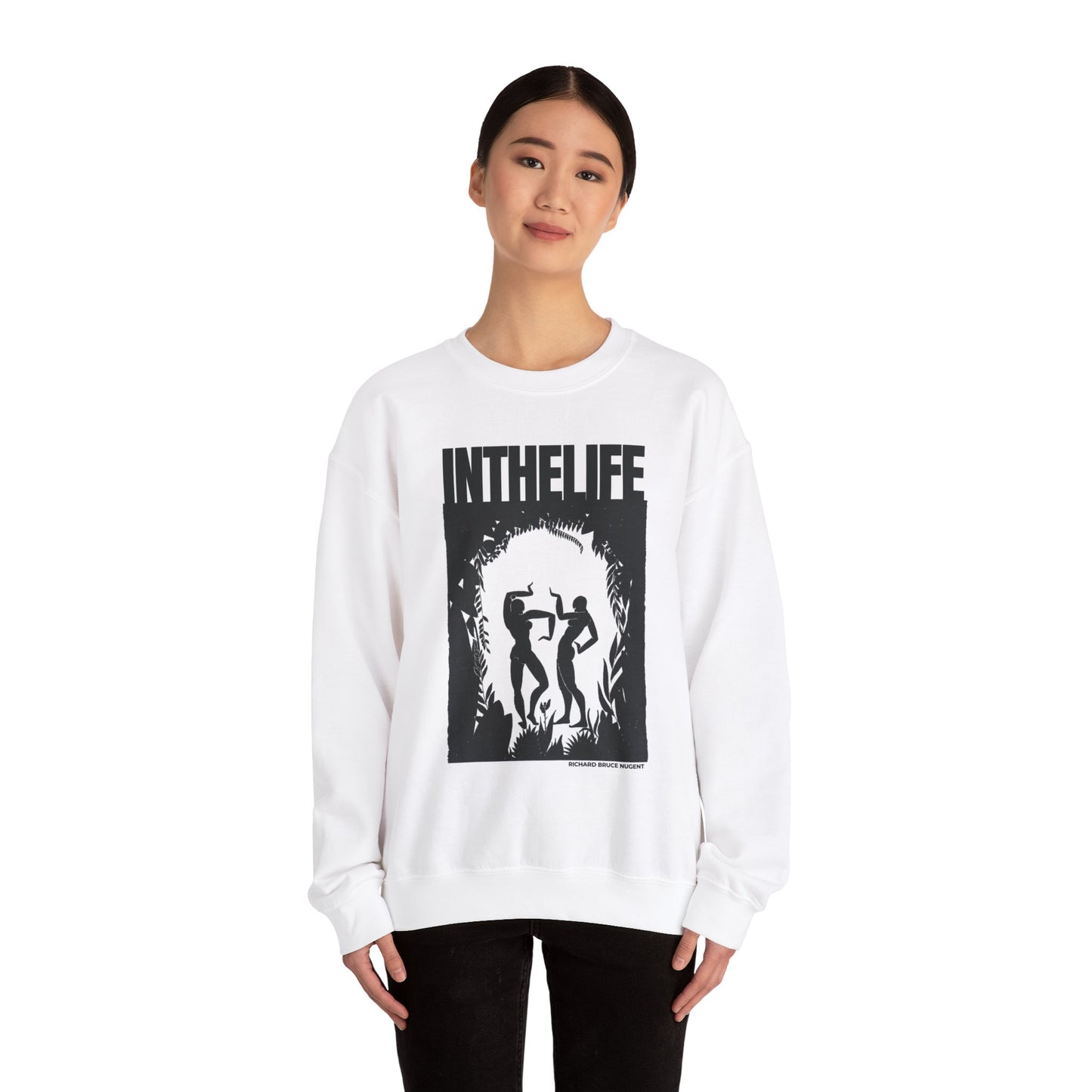 ITLA Collections (WHITE) - Unisex Heavy Blend™ Crewneck Sweatshirt