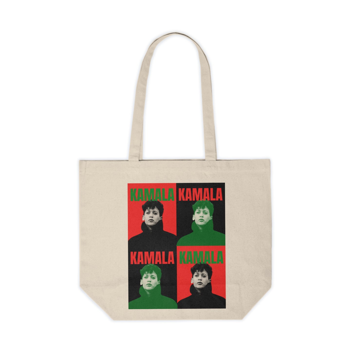 KH24 black red x green Canvas Tote