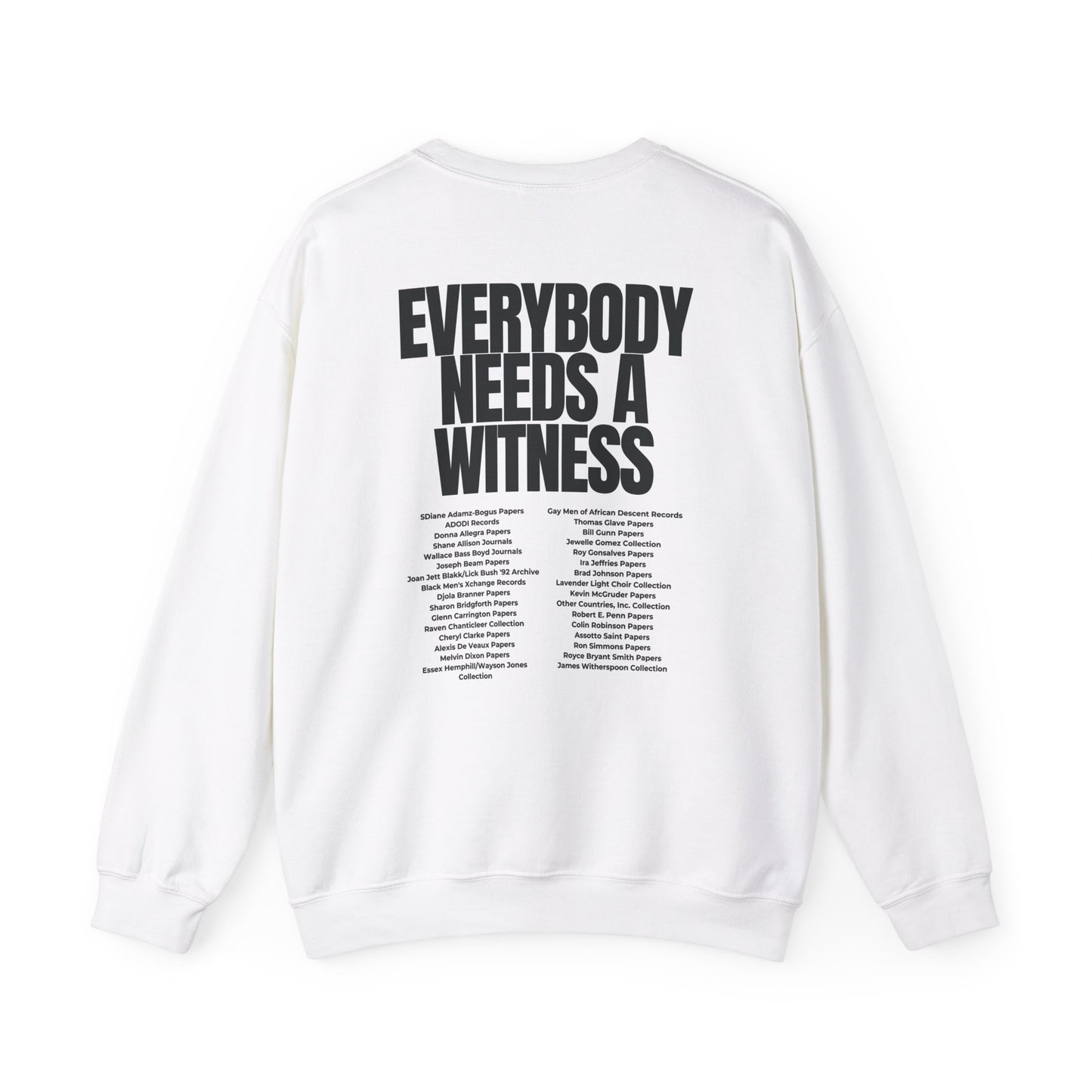 ITLA Collections (WHITE) - Unisex Heavy Blend™ Crewneck Sweatshirt