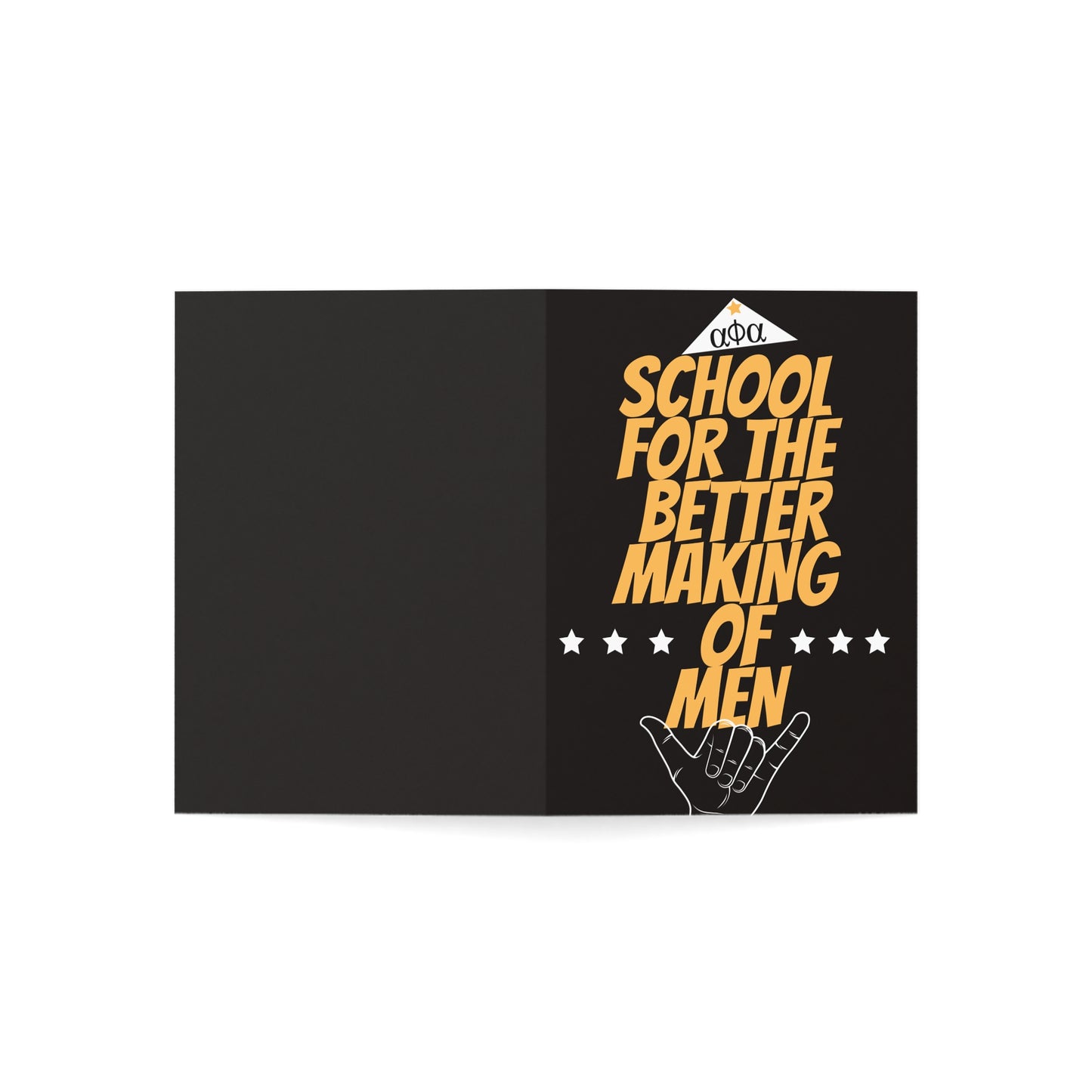 SCHOOL FOR BETTER MANKING OF MAN Greeting Cards (1, 10, 30, and 50pcs)