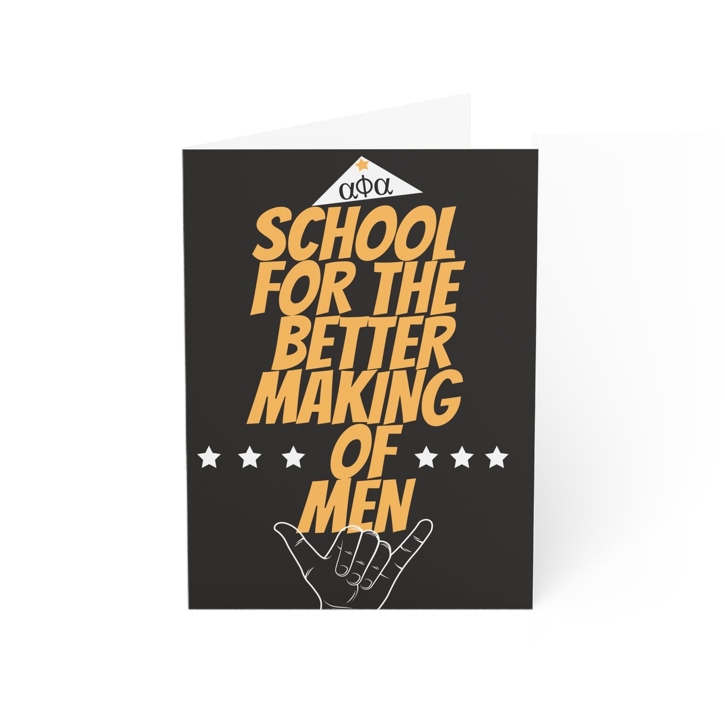 SCHOOL FOR BETTER MANKING OF MAN Greeting Cards (1, 10, 30, and 50pcs)