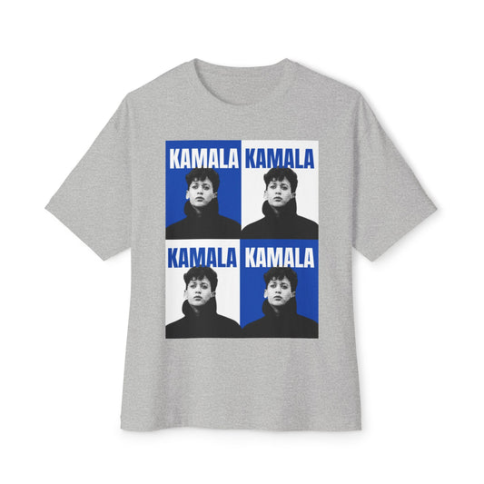 K24 BLUE/WHITE - Unisex Oversized Boxy Tee