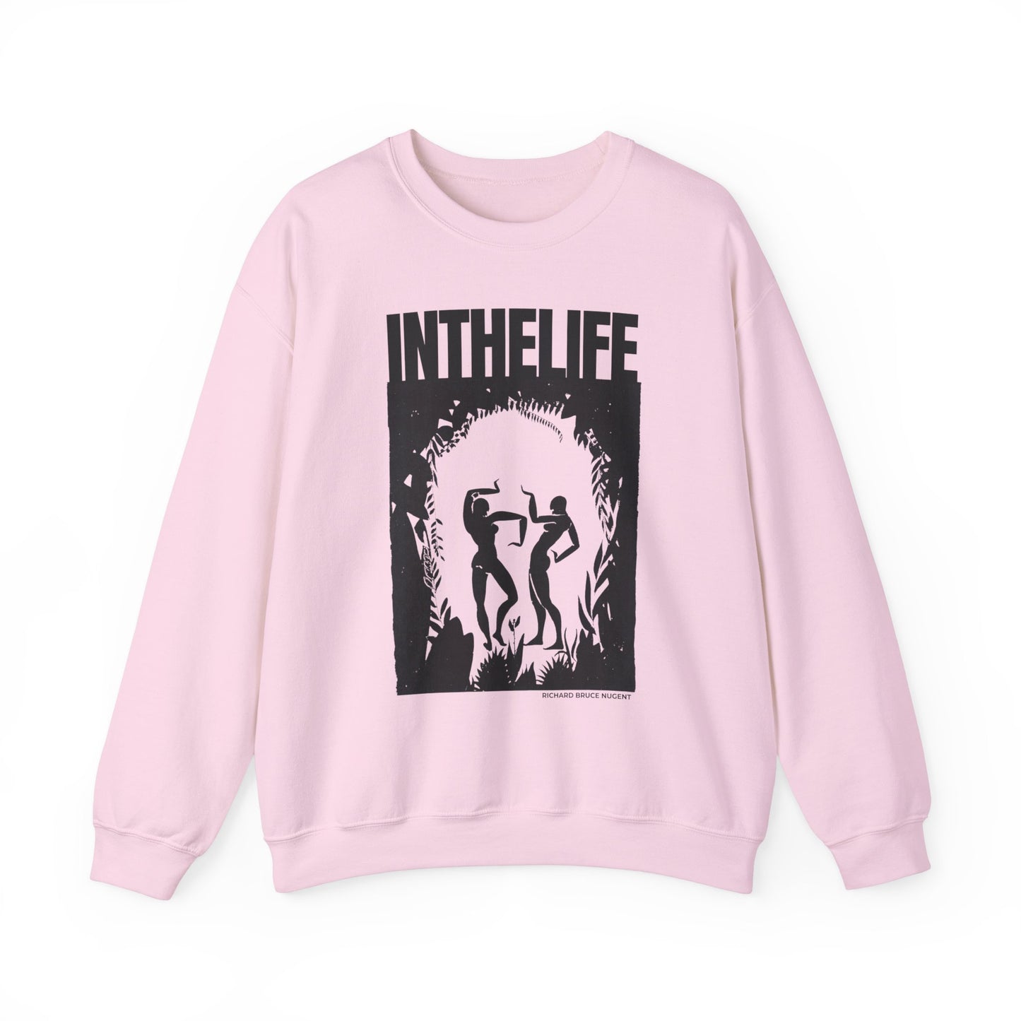 ITLA x Nugent (WHITE) front only - Unisex Heavy Blend™ Crewneck Sweatshirt